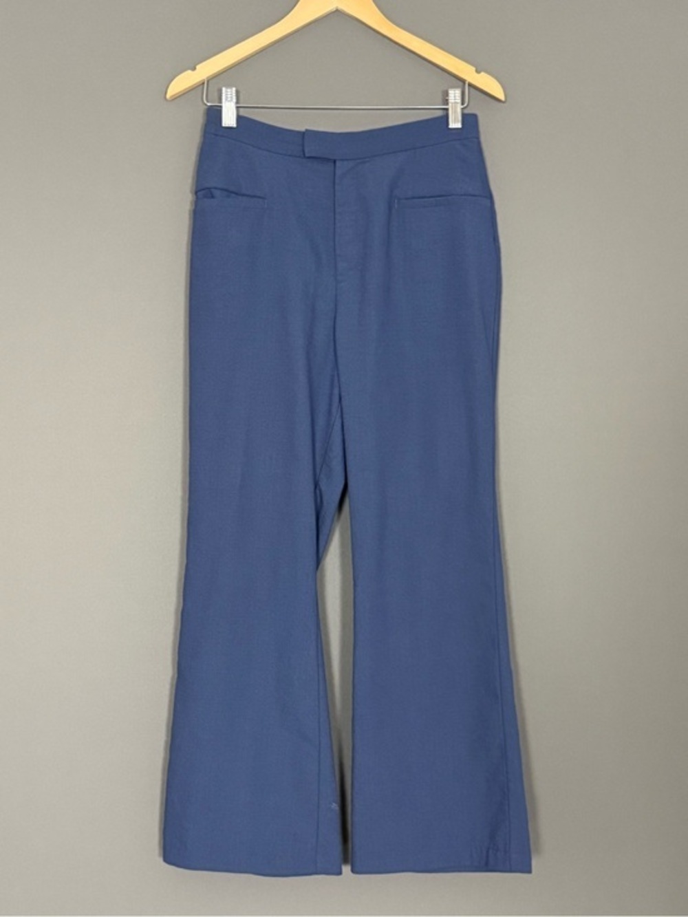 Hana Tajima x UNIQLO Blue Wide Leg Trousers Women’s Size 6 Minimalist
